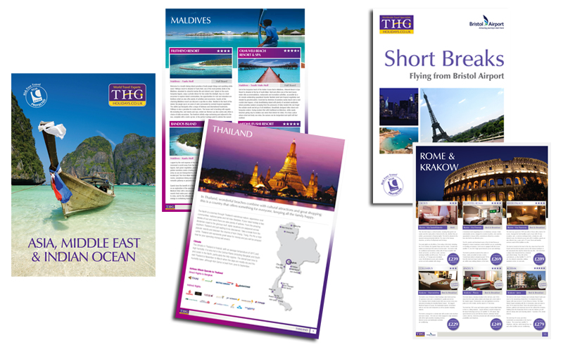 THG Holidays Brochure Design